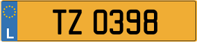 Truck License Plate